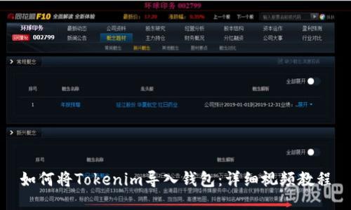 如何将Tokenim导入钱包：详细视频教程